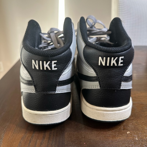 Nike Men's Mid-Top Sneakers — Grey / White / Black - Picture 6 of 7